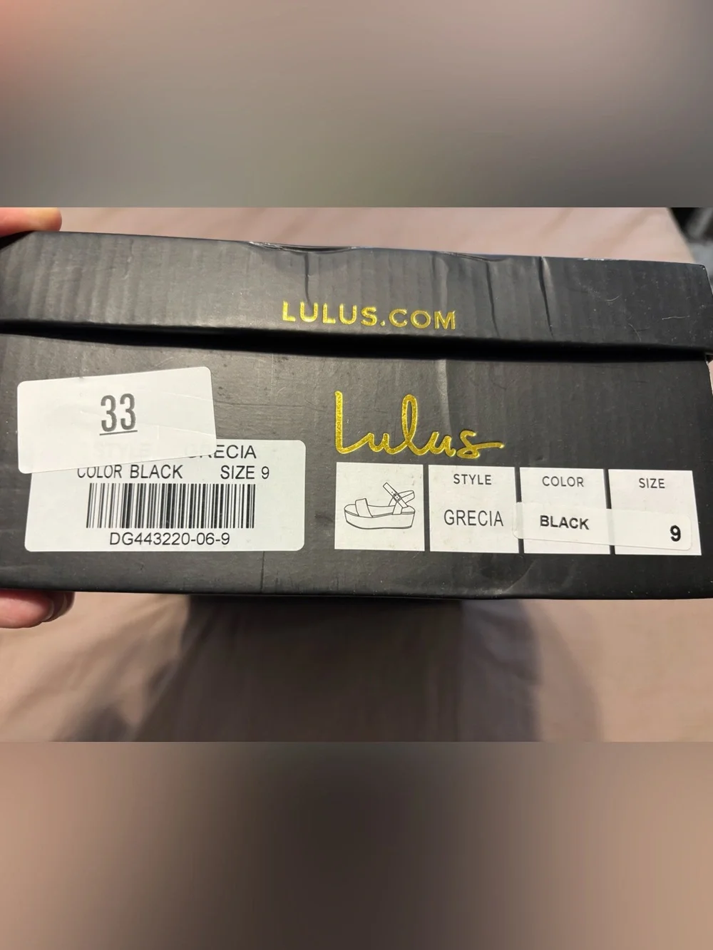 Lulu's Black Strappy Cork Platform Sandals